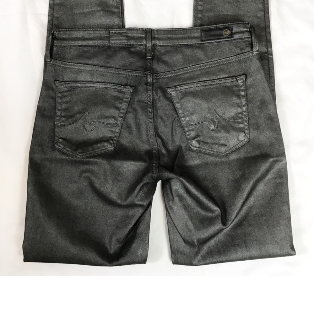 AG Leatherette Legging Ankle Super Skinny Jeans 27